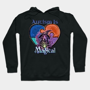 Autism Awareness Puzzle Dog Autism Is Magical Hoodie